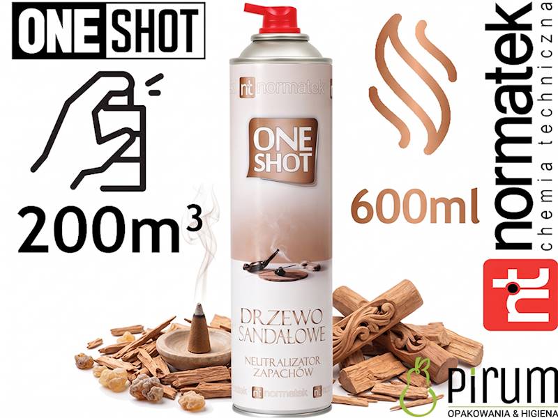ONE SHOT 600ml DRZEWO SANDAŁOWE Neutralizator
