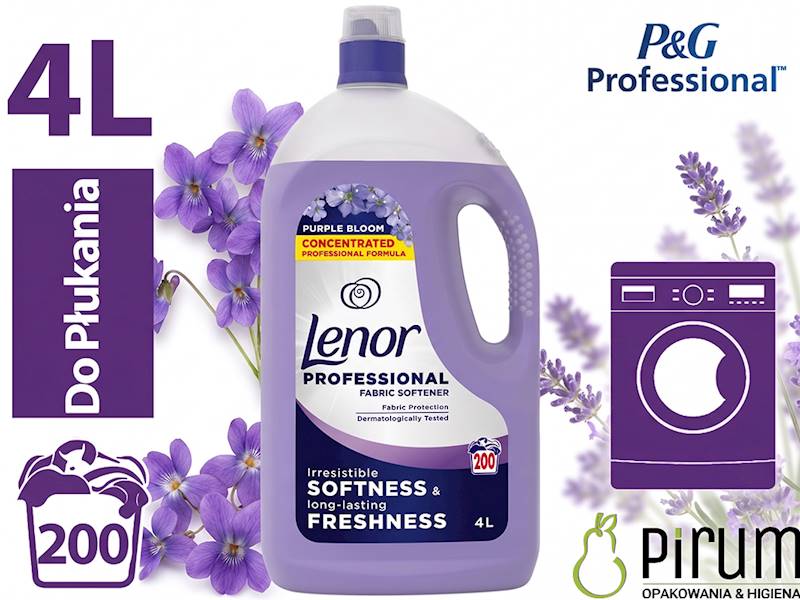 Lenor 4L Purple Bloom Płyn do Płukania Fioletowy