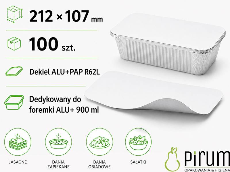 Dekiel do ALU+ 900ml do ALNIPACK R62L Guillin100x