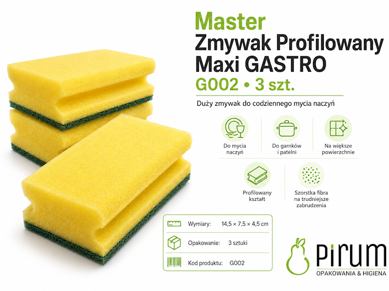 Master Zmywak Profilowany Maxi GASTRO G002 3szt