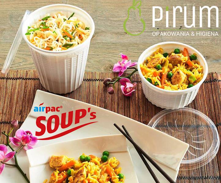 Pojemnik 750ml PP Airpac® SOUP’s 115mm REUSE 25szt