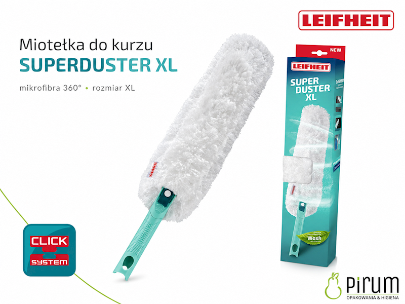 Leifheit Zmiotka do kurzu Superduster XL CLICK