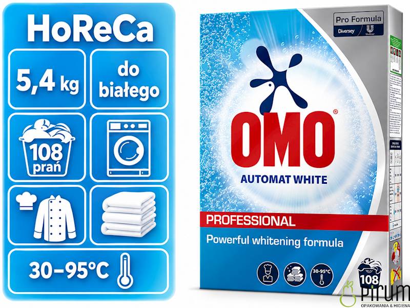 Omo 5,4kg Proszek Professional WHITE 108prań 