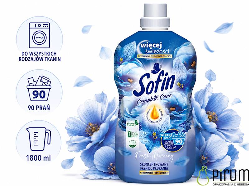 Sofin 1,8L Płyn do Płukania FRESH MORNING Niebiesk