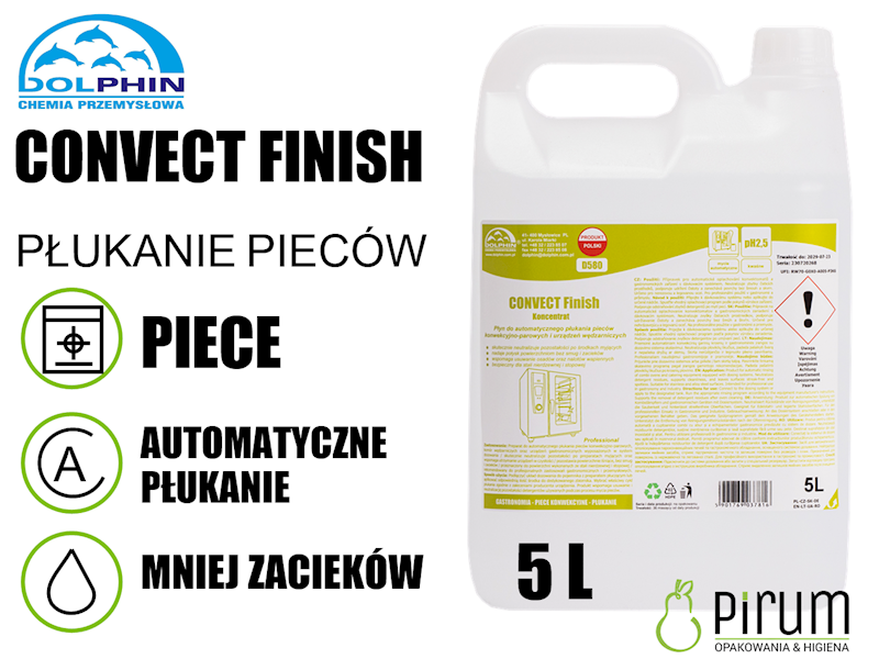 Dolphin 5L CONVECT FINISH Płyn do Płukania Pieców
