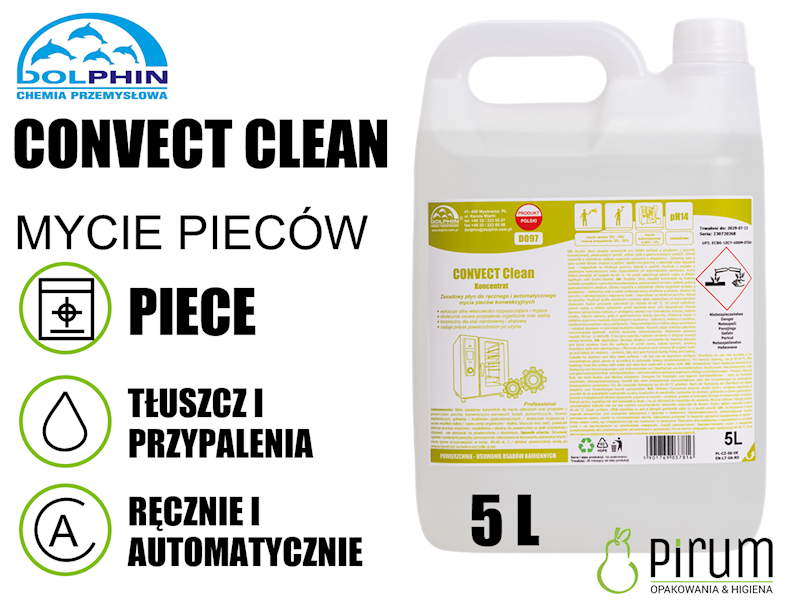Dolphin 5L CONVECT CLEAN Płyn do Mycia Pieców