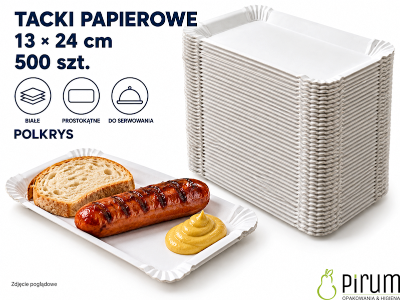 Tacka 13x24 PAP ( 14x25cm ) Polkrys 500szt