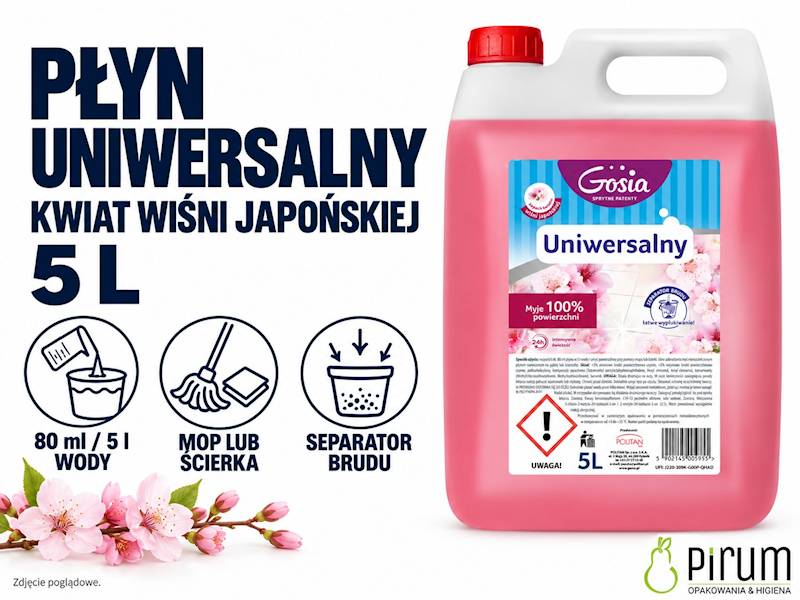 Gosia 5L Płyn Uniwersalny Kwiat Japońskiej Wiśni