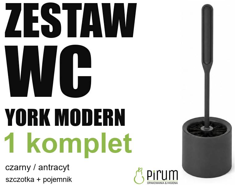 York WC komplet MODERN Czarny 064100