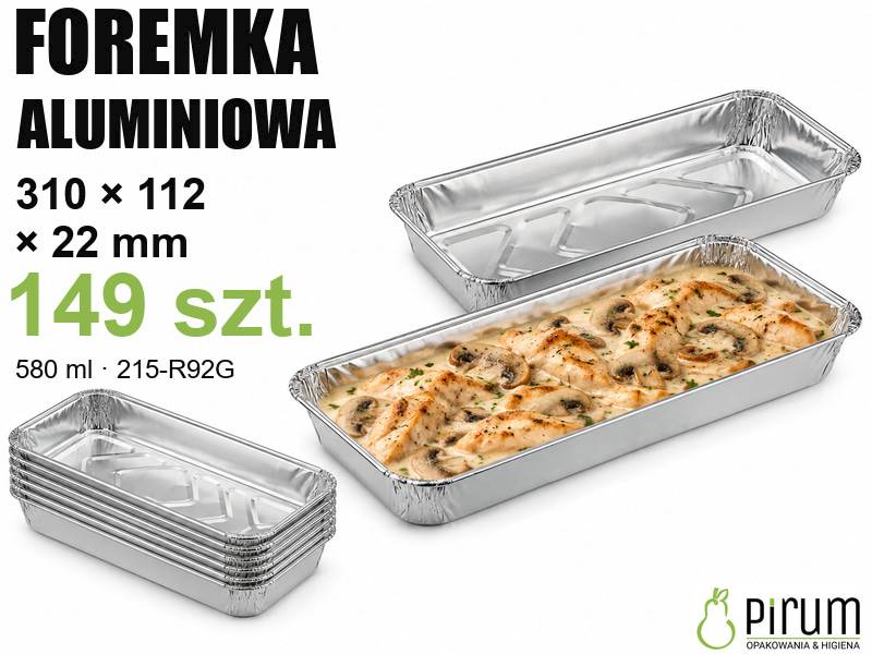 Foremka ALU 310x112x22 580ml 215-R92G 149szt
