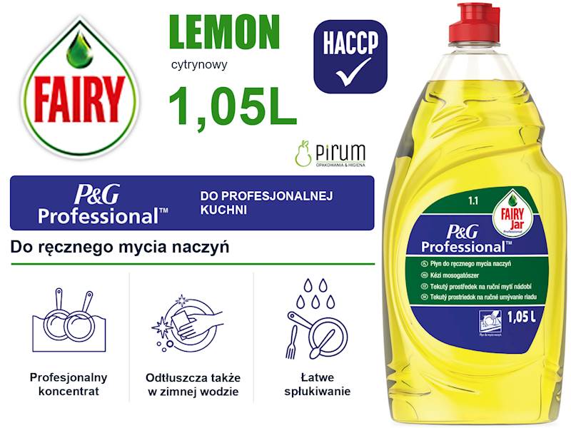 FAIRY 1,05L Jar Professional Koncentrat do Naczyń