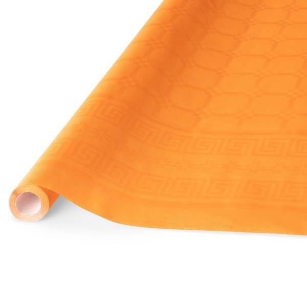 Obrus POMARAŃCZOWY 1,18x6m Papierowy w Rolce Tamipol 20-63