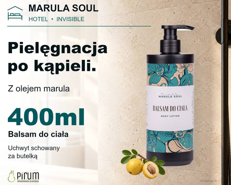 Marula Line 400ml INVISIBLE Balsam do Ciała Czarny