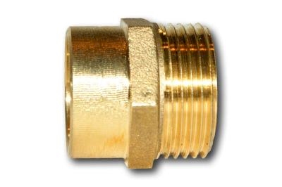 Nypel mosiężny do lutowania 15x1/2"