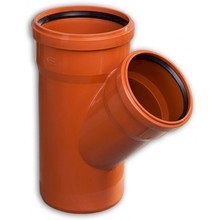 Trójnik  45 st. zewnetrzny  KG SN8 KGEA 110/110/45