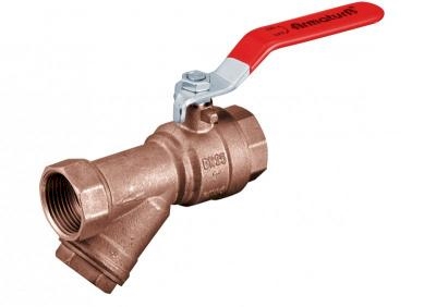 Zawór kulowy z filtrem osadnikowym GOSHE  1/2"