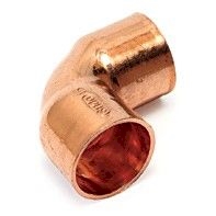 Kolanko miedziane dwukielichowe wymiar 22