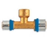 Trójnik zaciskowy z gwintem wewnętrznym 26x3/4"