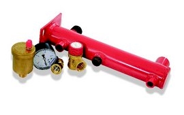 Grupa bezpieczeń-stalowa bez zaworu zwrotnego 2,5b