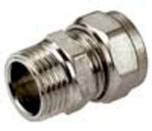 Złączka skręcana nyplowa do rur PEX-al-PEX 20x1/2"