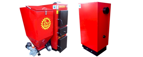 Kocioł z podajnikiem BRUCER-p 25kW
