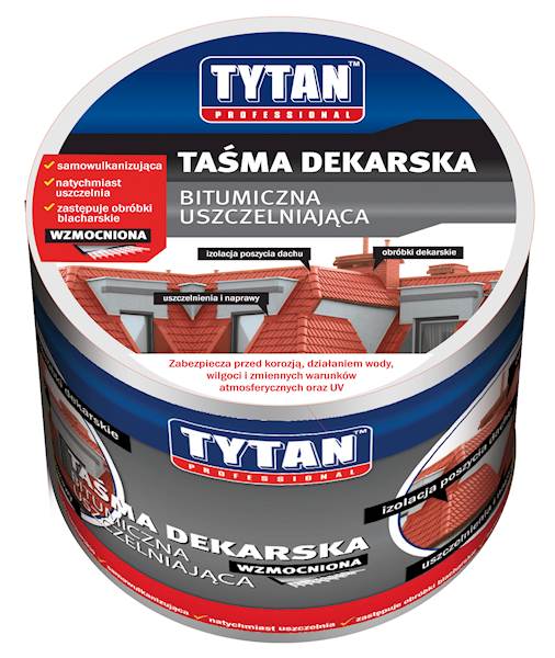 Taśma dekarska bitumiczna TYTAN alumin. 150mmX10m