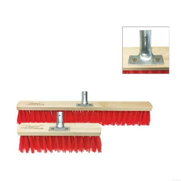 Szczotka PCV ulicówka Bessto 60cm uchwyt metalowy