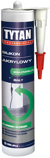 Silikon akrylowy TYTAN biały 280ml
