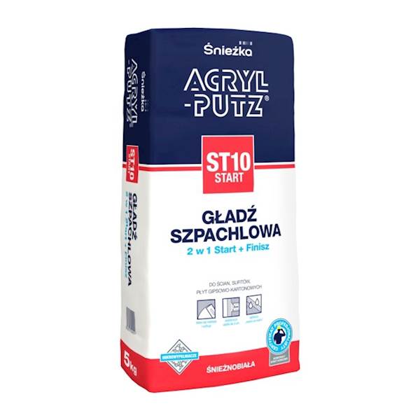 Gładź szpachl. Śnieżka Acryl Putz ST10 Start 5kg