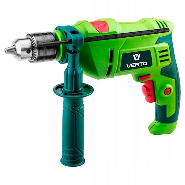 Wiertarka udarowa Verto 500W 230V uchw.klucz.