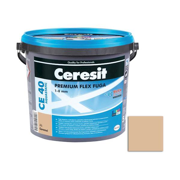 Fuga elastyczna Ceresit CE40 Aquast. Caramel 5kg
