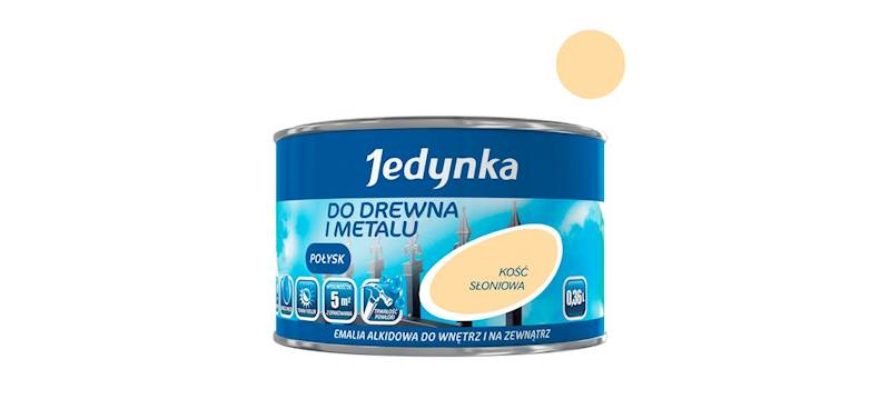 MFB@ Emalia alkid.Jedynka poł. Kość słoniowa 0,36L