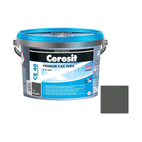 Fuga elastyczna Ceresit CE40 Aquast. Graphite 2kg