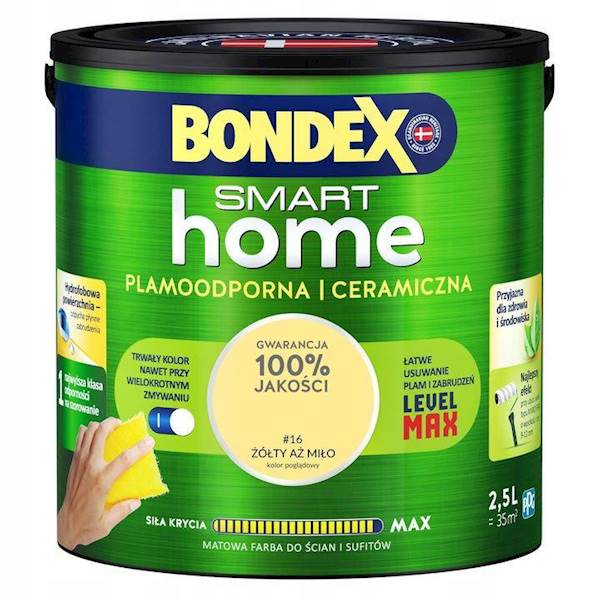 Bondex Farba ceram.Żółty aż miło 2,5L