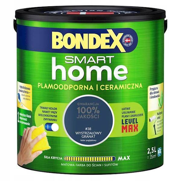 Bondex Farba ceram.Wystrzałowy granat 2,5L