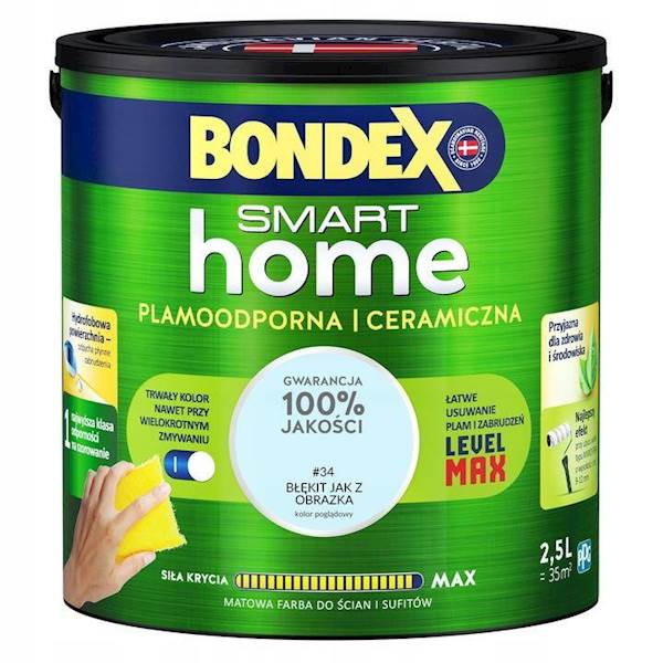 Bondex Farba ceram.Błękit jak z obrazka 2,5L