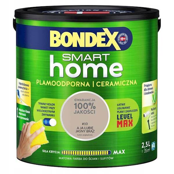 Bondex Farba ceram.A ja lubię jasny brąz 2,5L