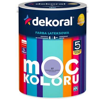 Emulsja Dekoral Moc Koloru prowansalska lawenda 5L