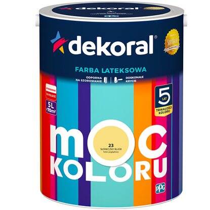 Emulsja Dekoral Moc Koloru słoneczny blask 5L