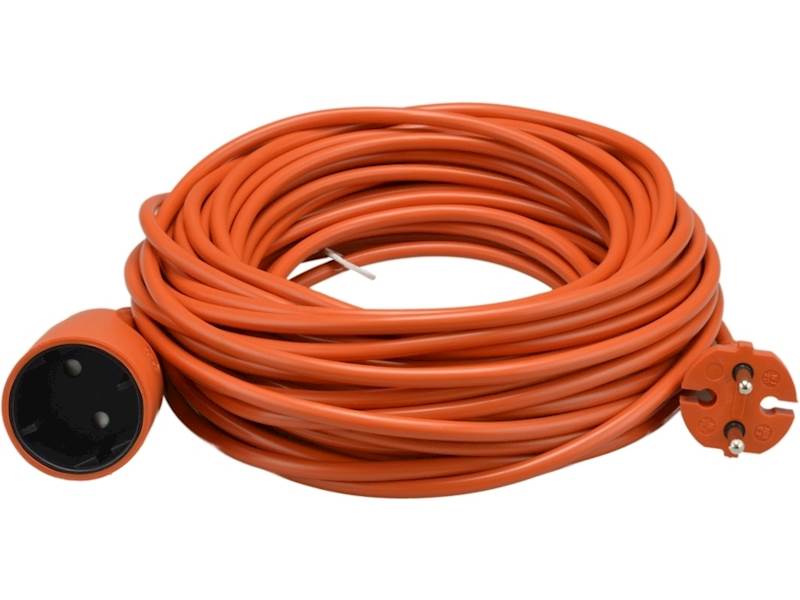 Przedłużacz ogrodowy pomar.15mb OMY2x1,0mm b/u 10A
