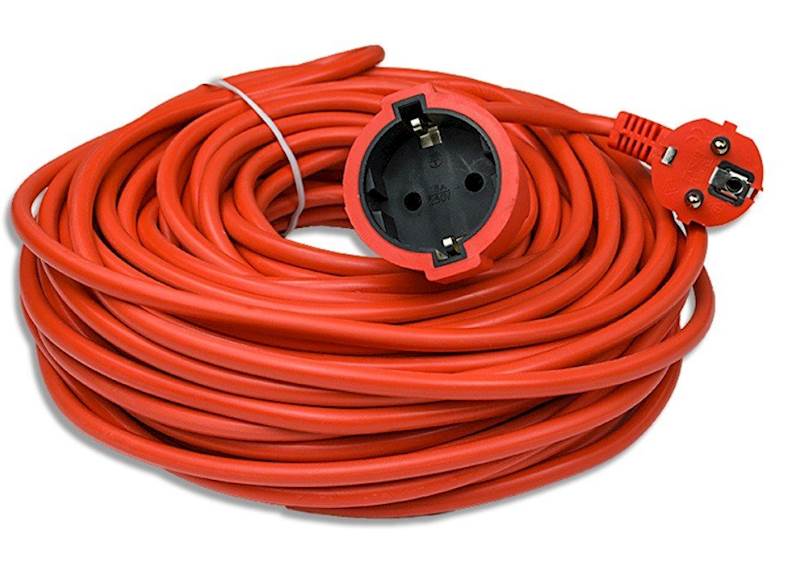 Przedłużacz ogrodowy pomar.25mb OMY3x1,5mm z/u 10A
