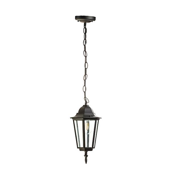 KOBI Lampa ogrodowa sufitowa LO4105 czarna