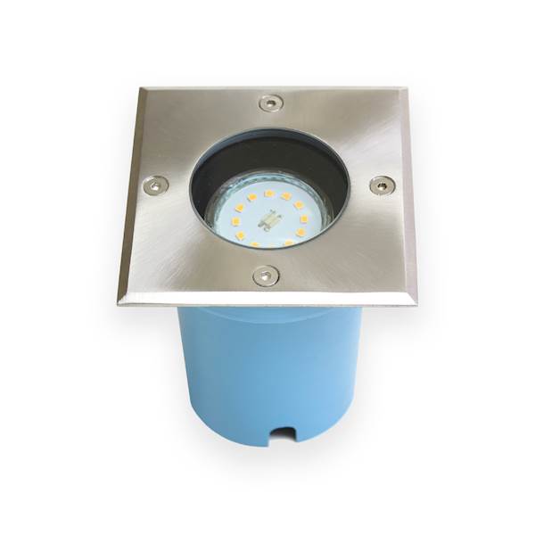 KOBI Lampa ogrodowa gruntowa Entrada1 kwadrat GU10