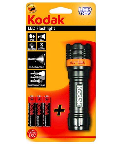 Latarka ręczna LED Kodak Focus120 na bat.3xAAA R3
