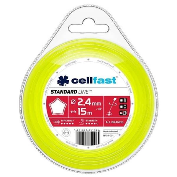 CellFast Żyłka do wykaszarki gwiazdka 2,4mm