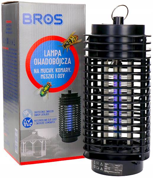 Bros Lampa owadobójcza na muchy, komary, osy