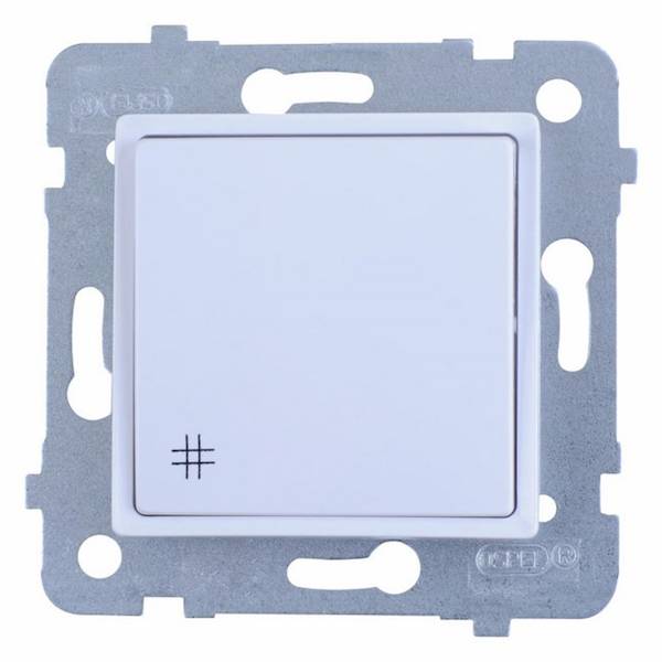 ROSA Łącznik krzyżowy pojed.bez ramki biały