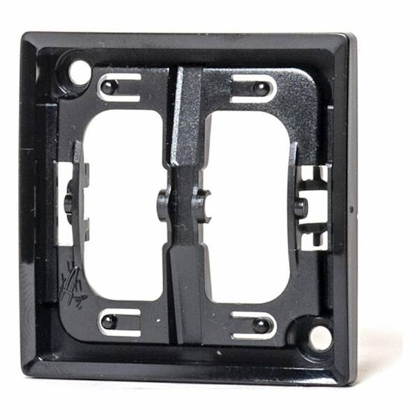 ROSA Pierścień ozdobny mocujący do łącznika czarny