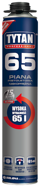Piana montażowa pistoletowa Tytan 65 750ml