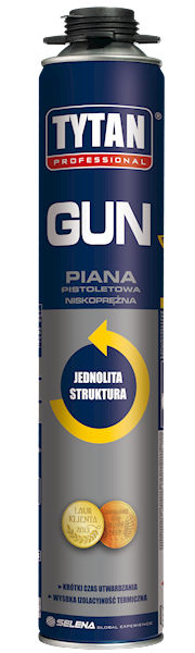 Piana montażowa pistoletowa Tytan GUN 750ml
